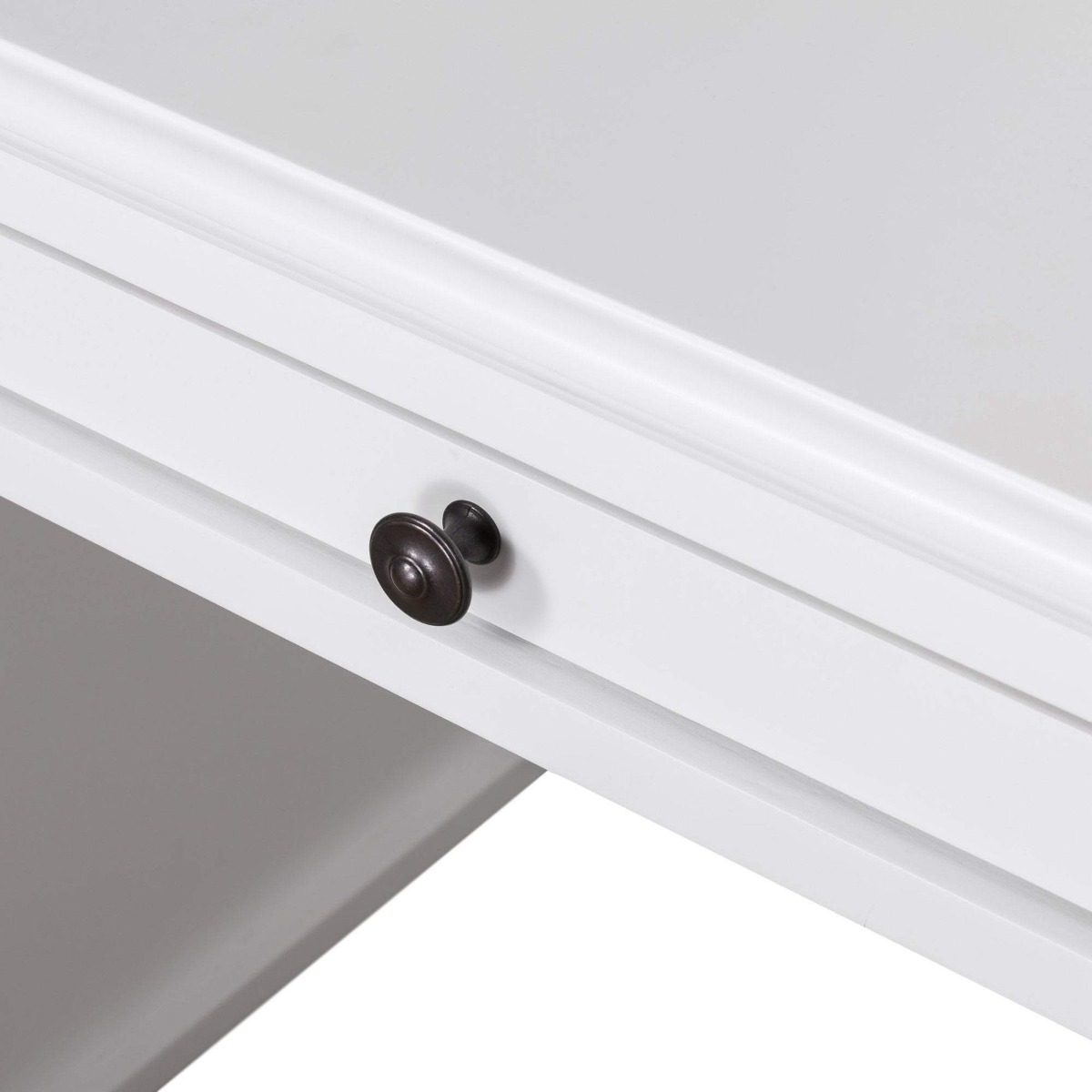 West Beach Hamptons Desk White W/ Shutter Doors, W 180.3cm D 76.2cm H 77.5cm (RRP $2499) - Image 9