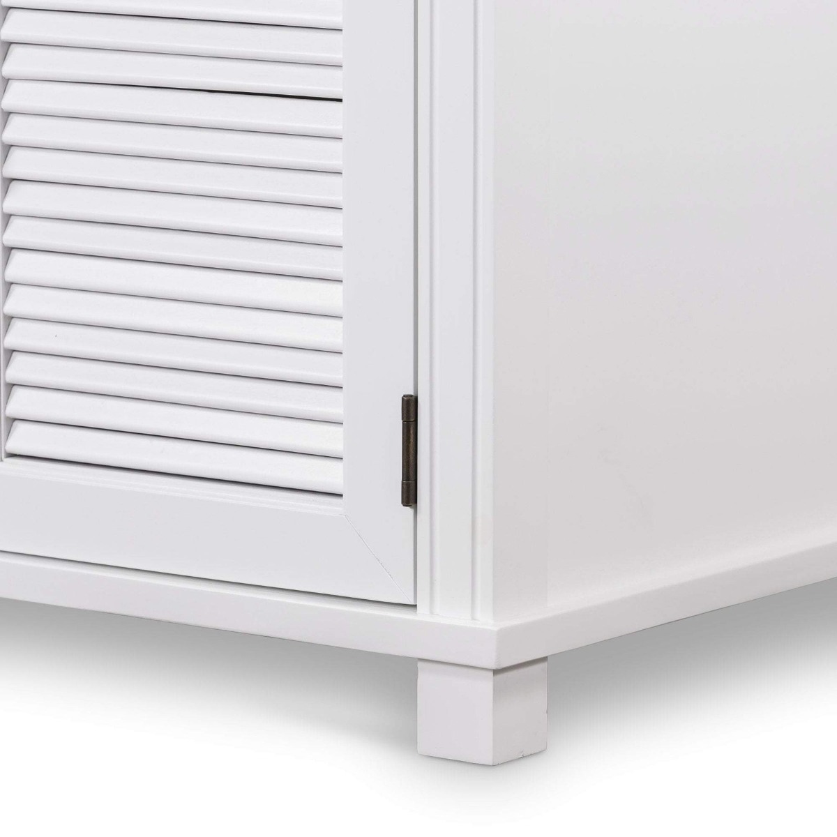 West Beach Hamptons Desk White W/ Shutter Doors, W 180.3cm D 76.2cm H 77.5cm (RRP $2499) - Image 10