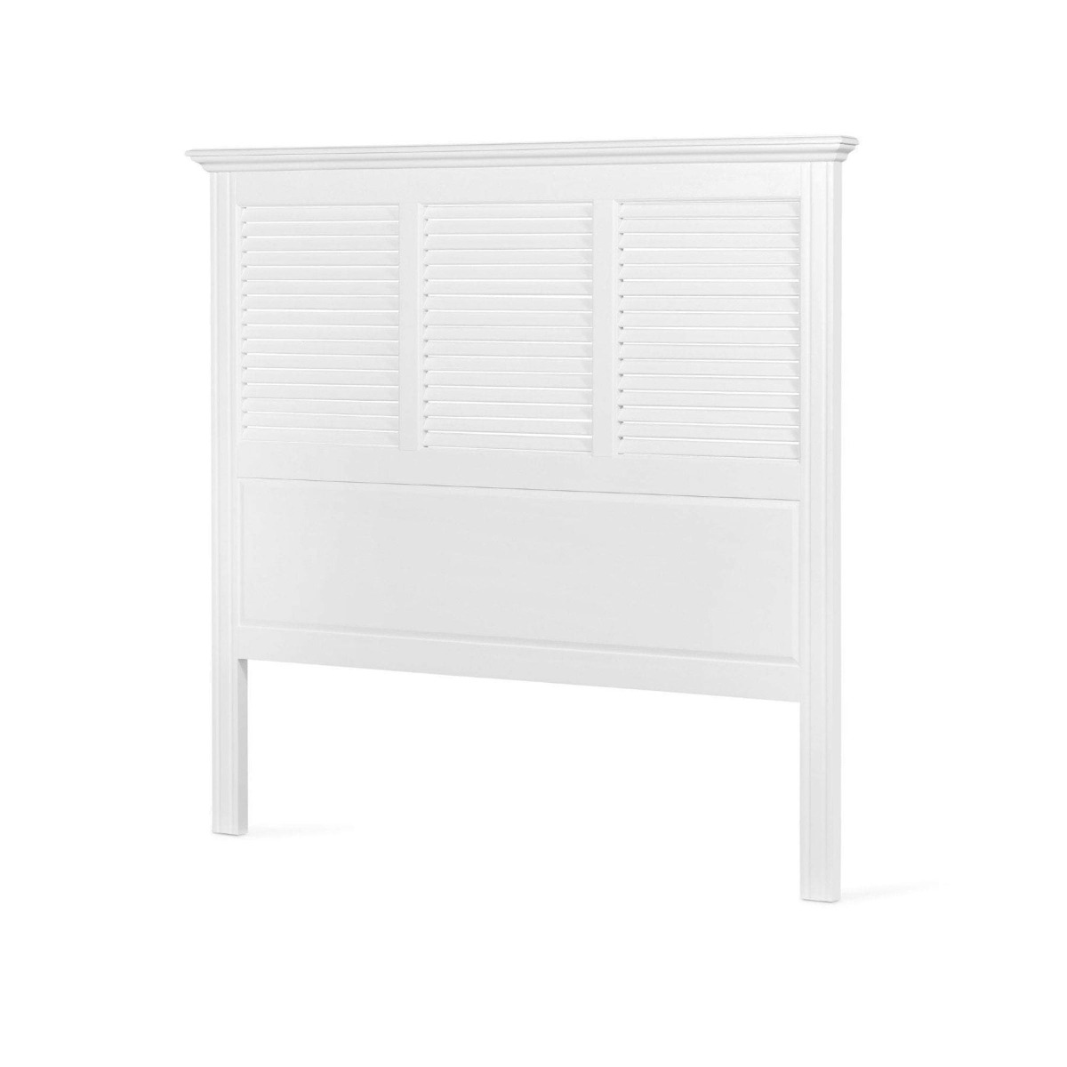 West Beach Hamptons Bedhead W/ Shutters Queen White, W 170cm D 8cm H 160cm (RRP $1499) - Image 8