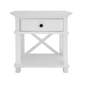 wp-image-tigress-47321.jpg Sorrento Hamptons Bedside Table W/Drawer White, W 60cm D 40cm H 65cm (RRP $499)