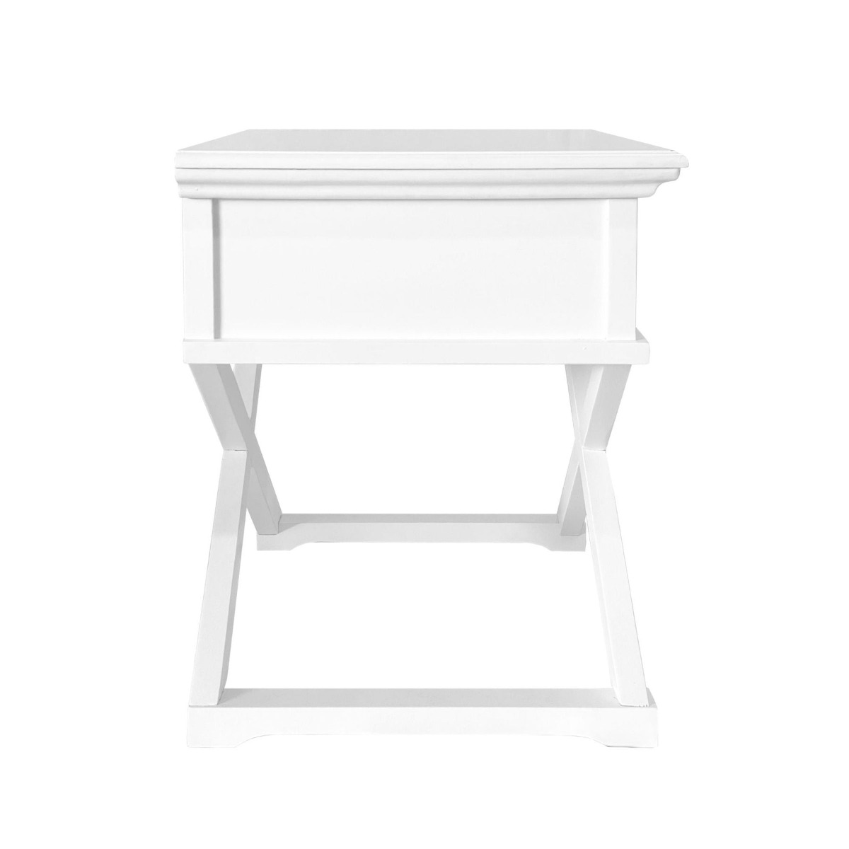 Sorrento Hamptons Medium 2 Drawer Bedside Table White, W 65cm D 60cm H 65cm (RRP $799) - Image 10