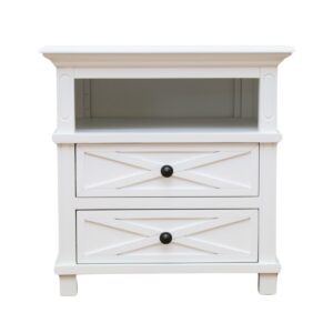 wp-image-tigress-47381.jpg Sorrento Hamptons Medium 2 Drawer Bedside Table White, W 65cm D 60cm H 65cm (RRP $799)