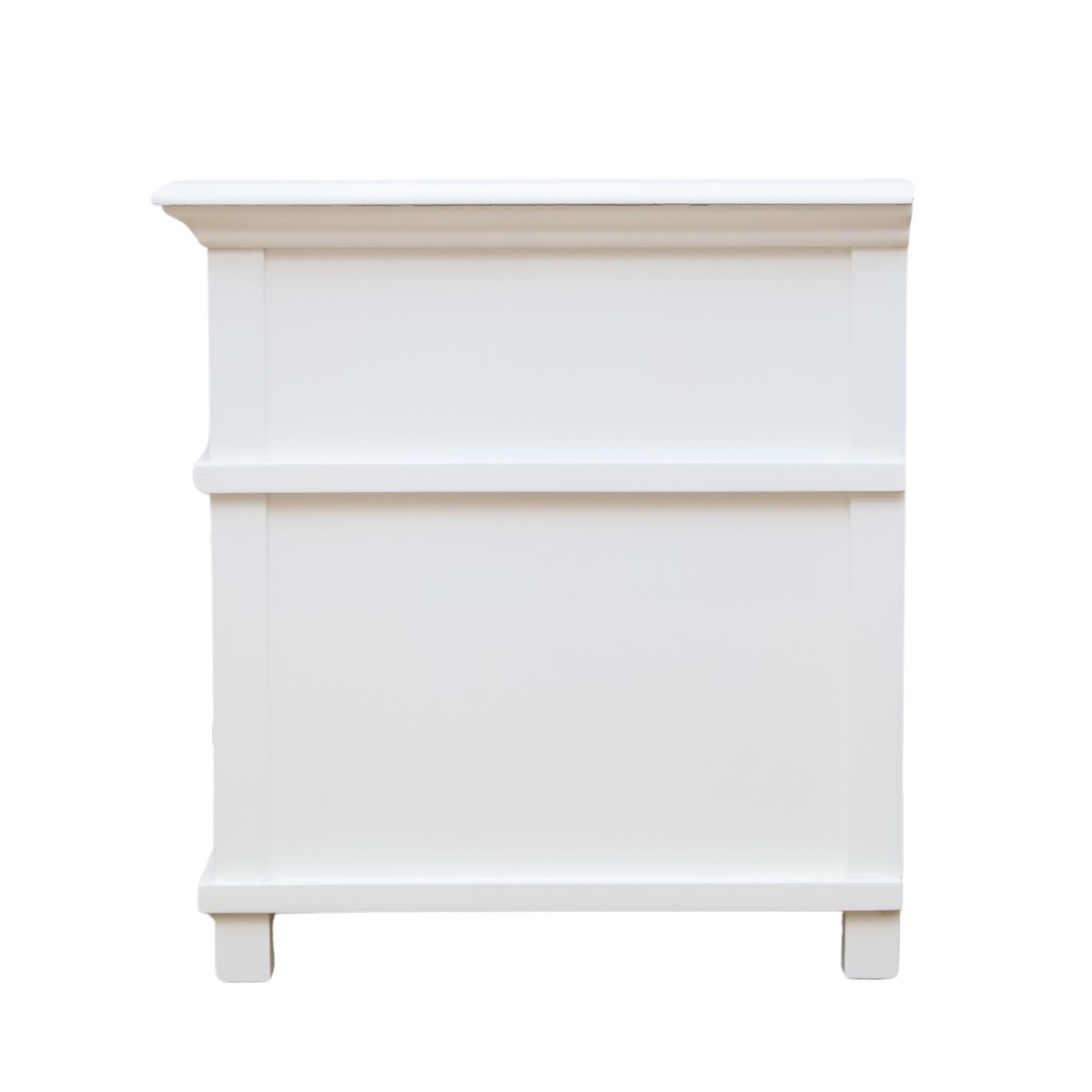 Sorrento Hamptons Medium 2 Drawer Bedside Table White, W 65cm D 60cm H 65cm (RRP $799) - Image 27