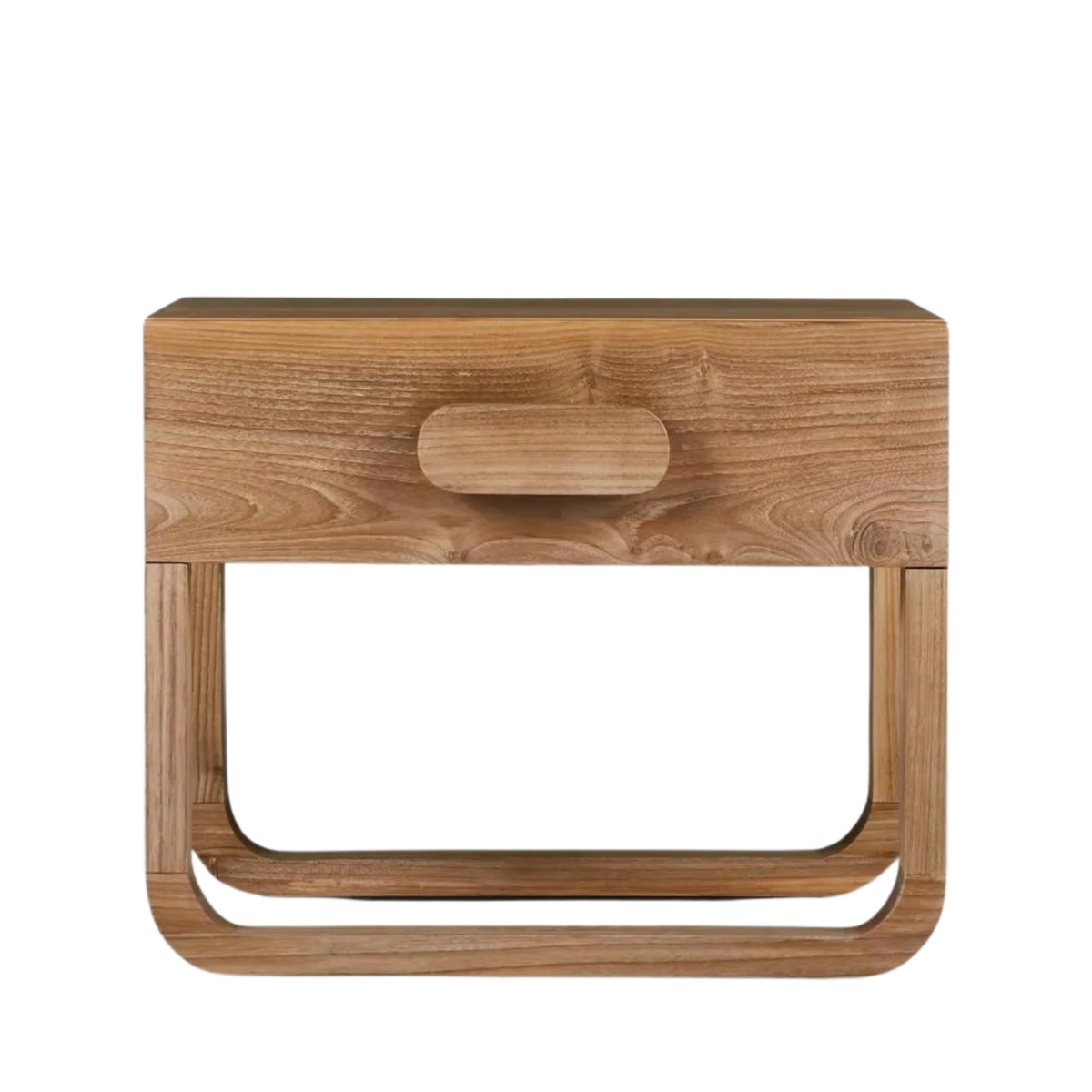 Norma Bedside Table Natural, W 40cm x D 55cm x H 46cm (RRP $709)
