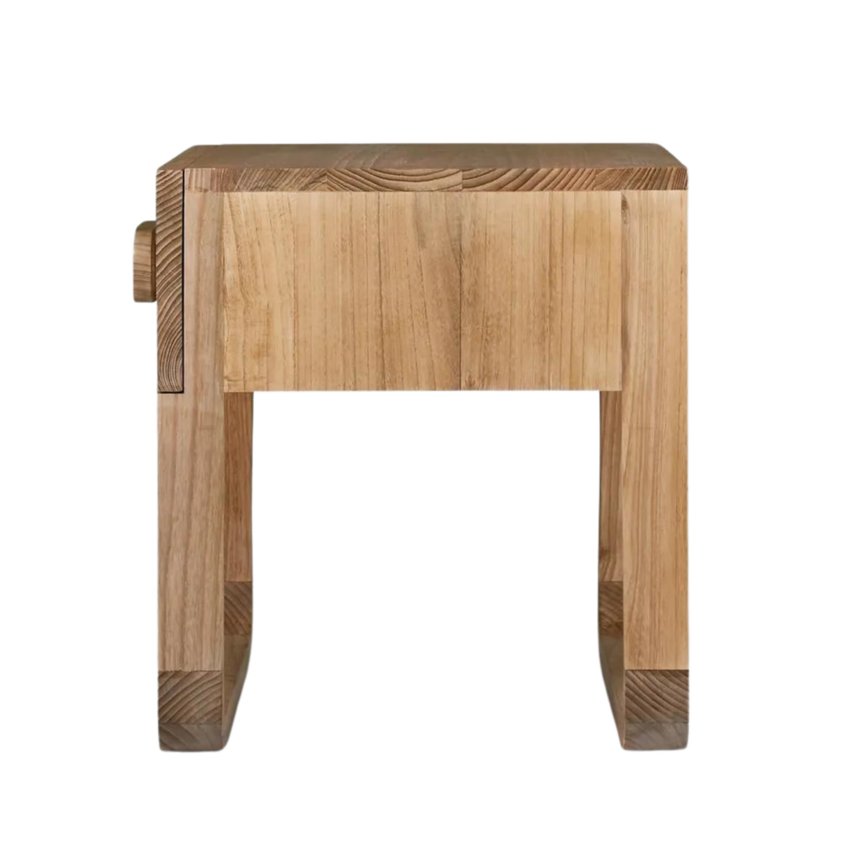 Norma Bedside Table Natural, W 40cm x D 55cm x H 46cm (RRP $709) - Image 2