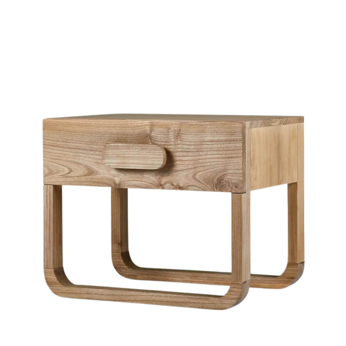 Norma Bedside Table Natural, W 40cm x D 55cm x H 46cm (RRP $709) - Image 3