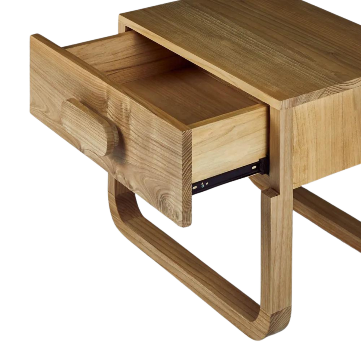 Norma Bedside Table Natural, W 40cm x D 55cm x H 46cm (RRP $709) - Image 5
