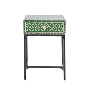 wp-image-tigress-47478.png Stella Bone Inlay Bedside Table Green/White, L 45cm W 35cm H 65cm (RRP $1099)