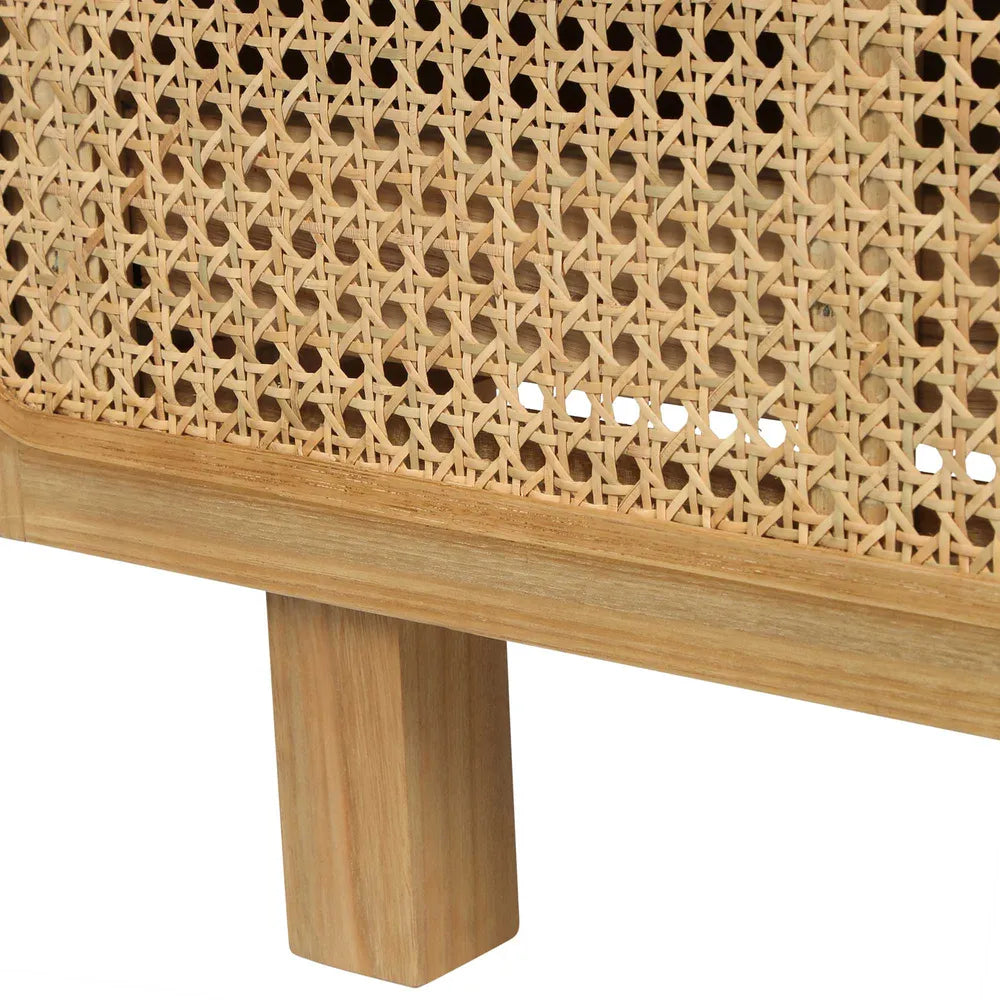 Hayme Bedside Table Natural, W 55cm x D 43cm x H 50cm (RRP $775) - Image 8