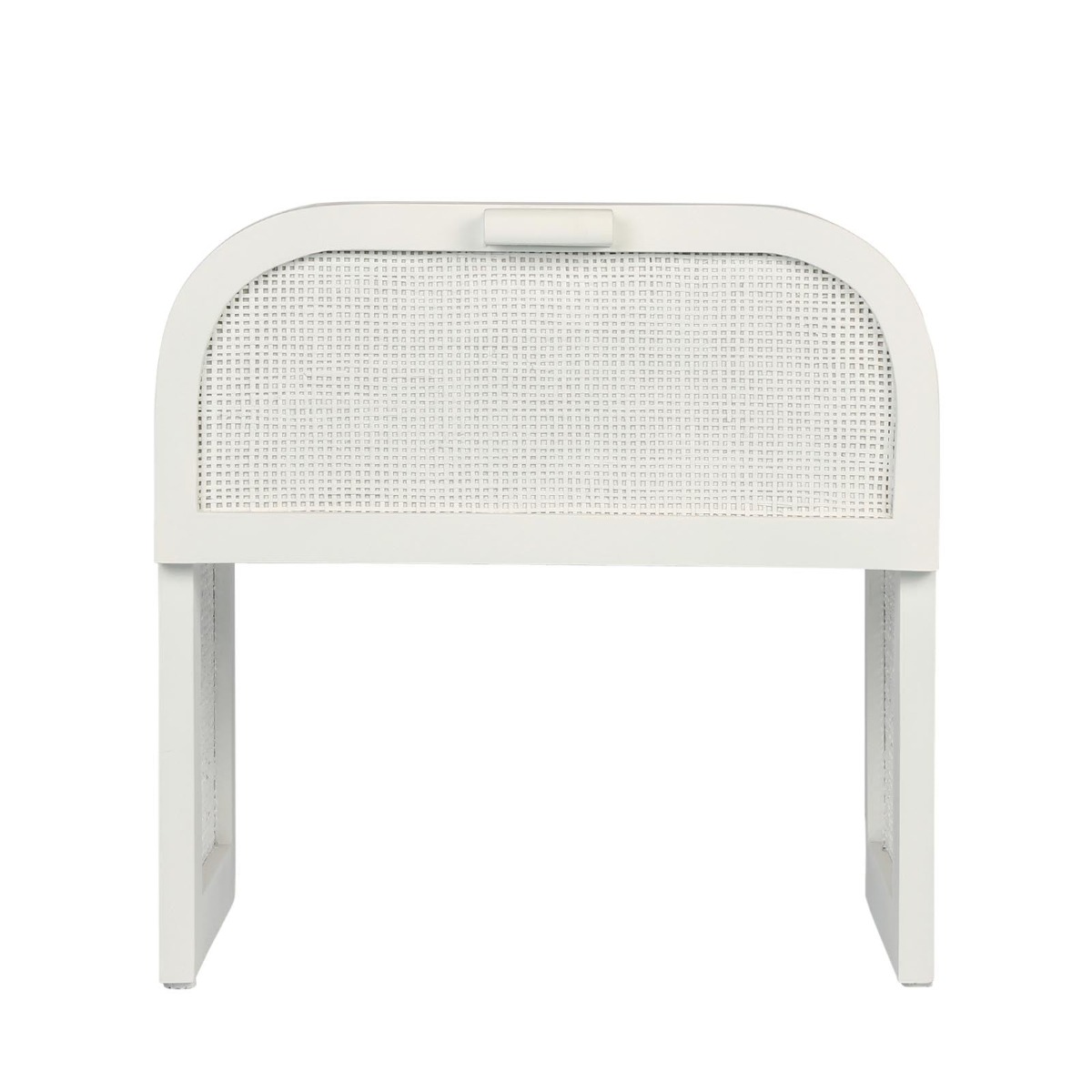 Grace Bedside Table Chalk Off White, W 50cm x D 35cm x H 50cm (RRP $699)