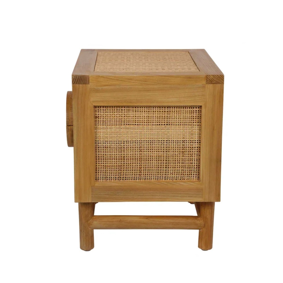 Rondo Bedside Natural, W 50cm D 44cm H 51cm (RRP $790) - Image 3