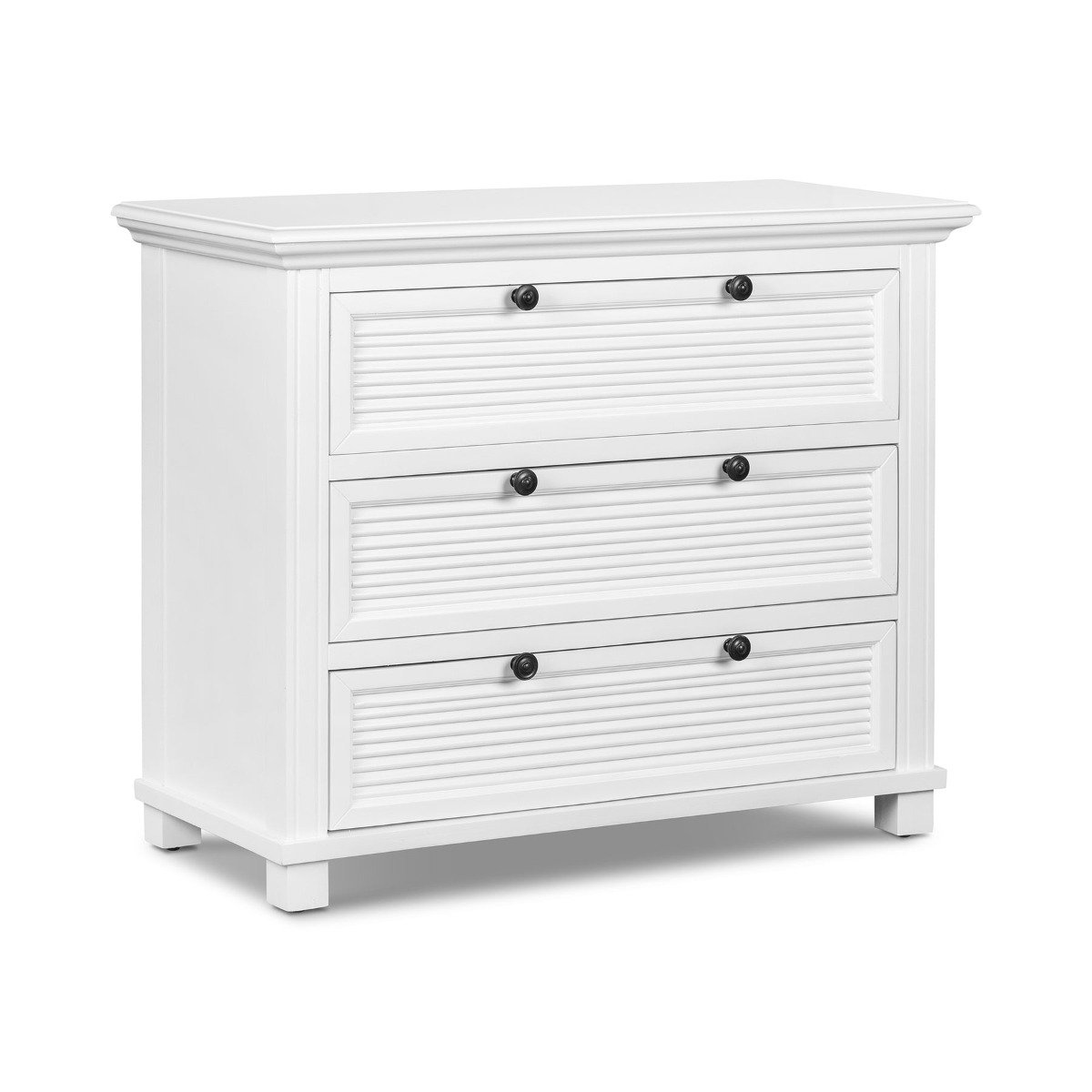 West Beach Chest of 3 Drawers White, L 100cm W 45cm H 82cm (RRP $1499) - Image 2