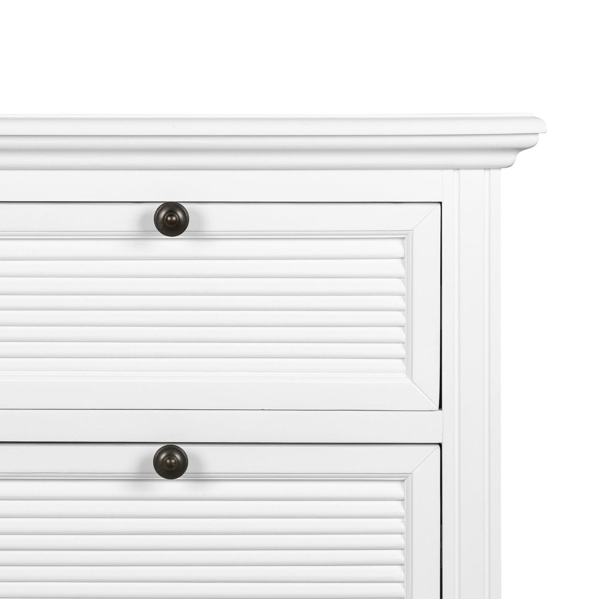 West Beach Chest of 3 Drawers White, L 100cm W 45cm H 82cm (RRP $1499) - Image 6
