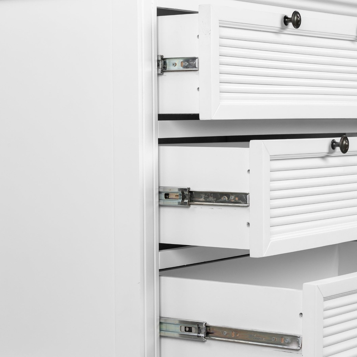 West Beach Chest of 3 Drawers White, L 100cm W 45cm H 82cm (RRP $1499) - Image 8