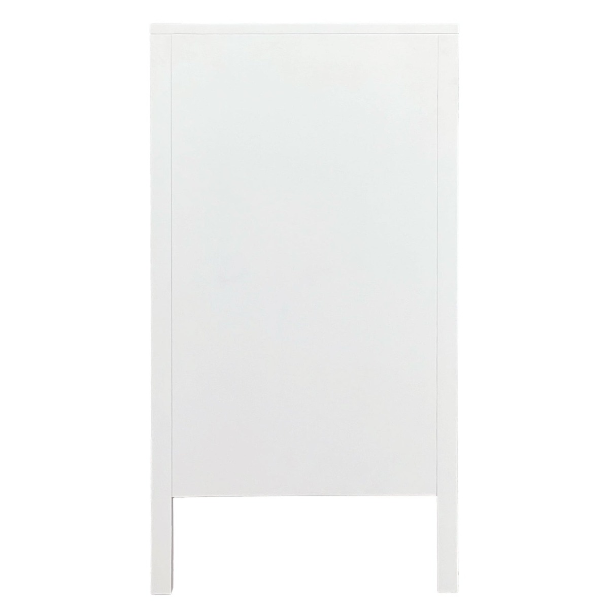 Santorini Hamptons 3 Drawer Timber/Rattan Dresser White, W 100cm D 45cm H 85cm (RRP $1199) - Image 14