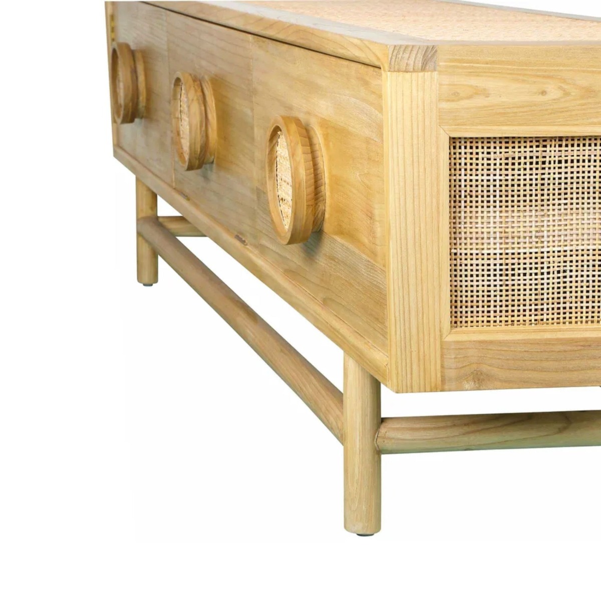 Rondo Entertainment Unit Natural, W 180cm D 45cm H 80cm (RRP $2690) - Image 2