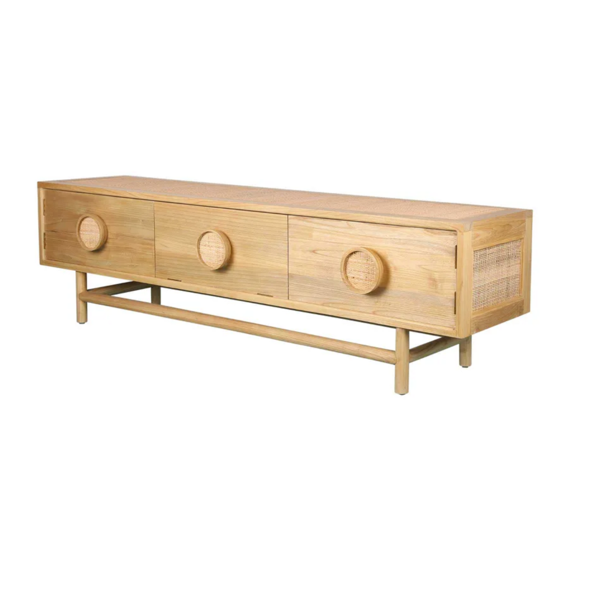 Rondo Entertainment Unit Natural, W 180cm D 45cm H 80cm (RRP $2690) - Image 6