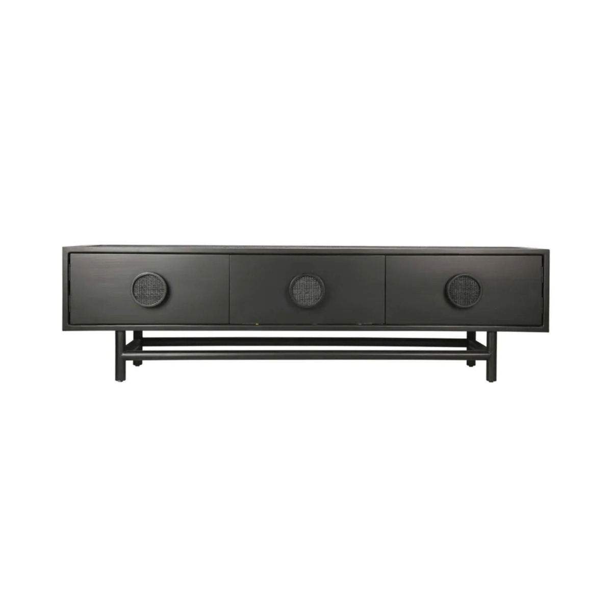 Rondo Entertainment Unit Black, W 180cm D 45cm H 80cm (RRP $2690)