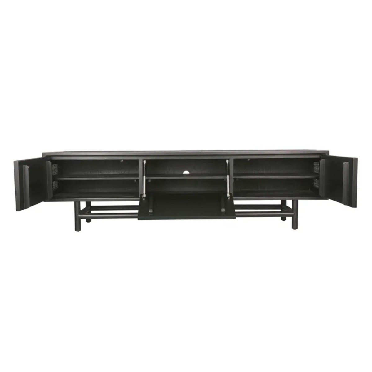 Rondo Entertainment Unit Black, W 180cm D 45cm H 80cm (RRP $2690) - Image 5