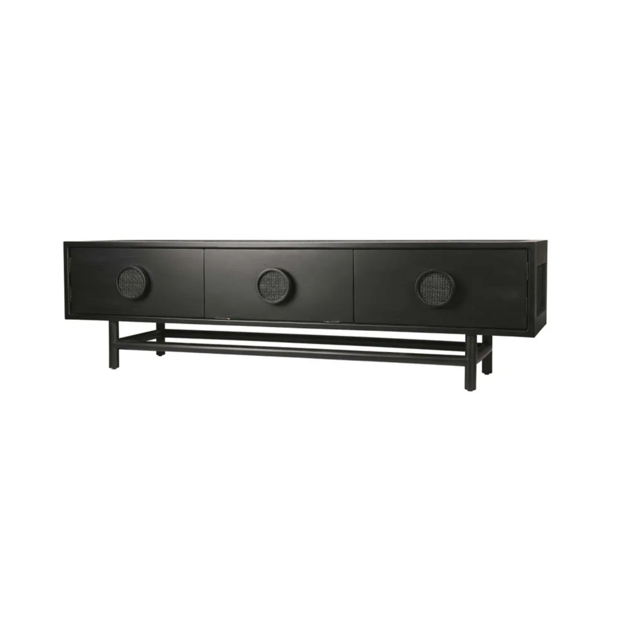 Rondo Entertainment Unit Black, W 180cm D 45cm H 80cm (RRP $2690) - Image 7