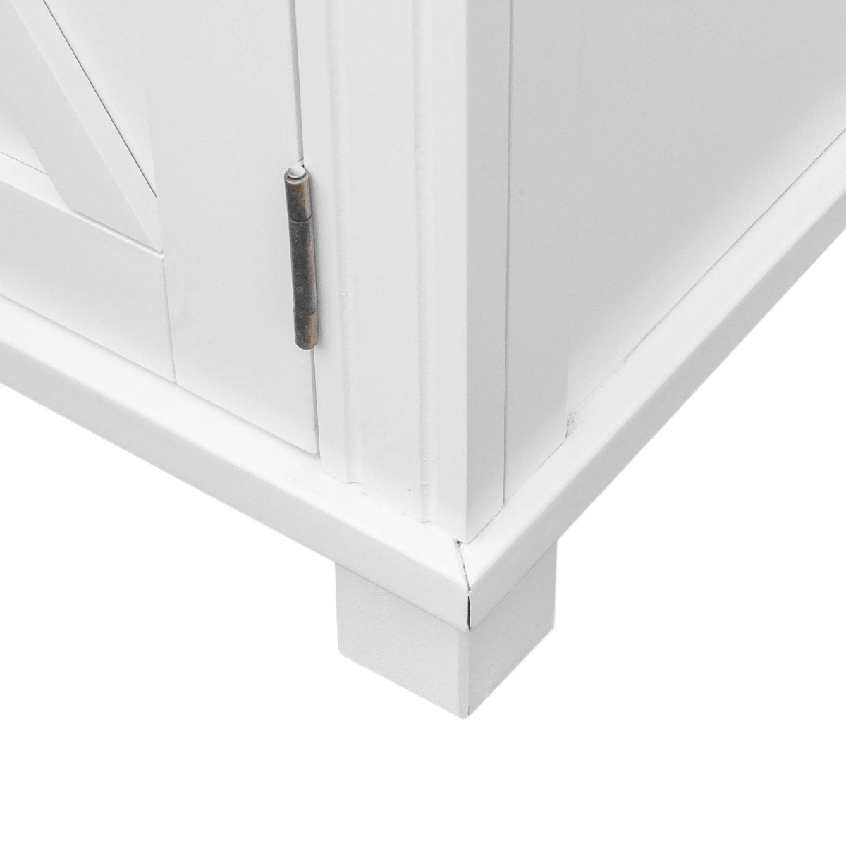 Sorrento 3 Door Hamptons Buffet White, W 145.3cm D 50cm H 85cm (RRP $1799) - Image 4