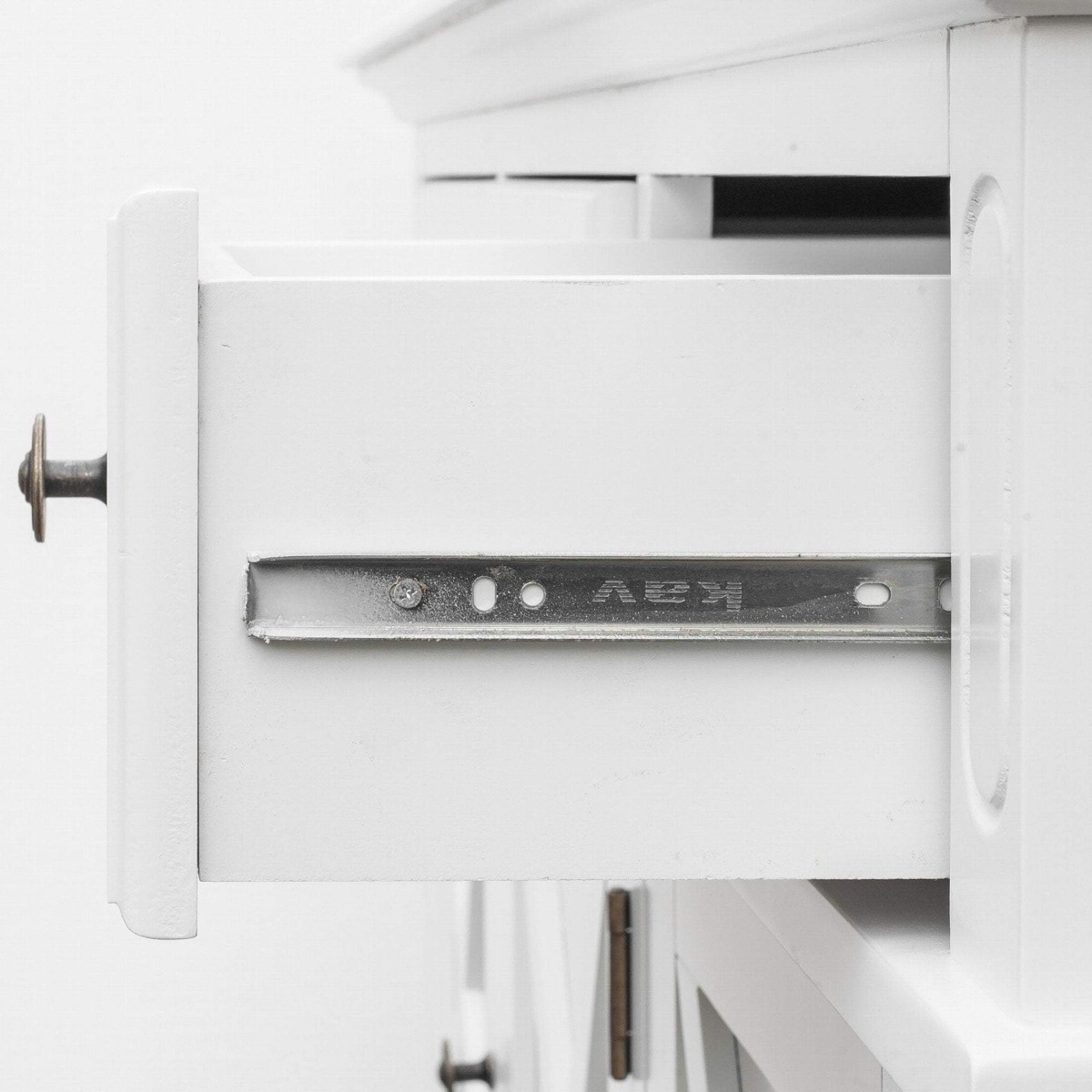 Sorrento 3 Door Hamptons Buffet White, W 145.3cm D 50cm H 85cm (RRP $1799) - Image 8