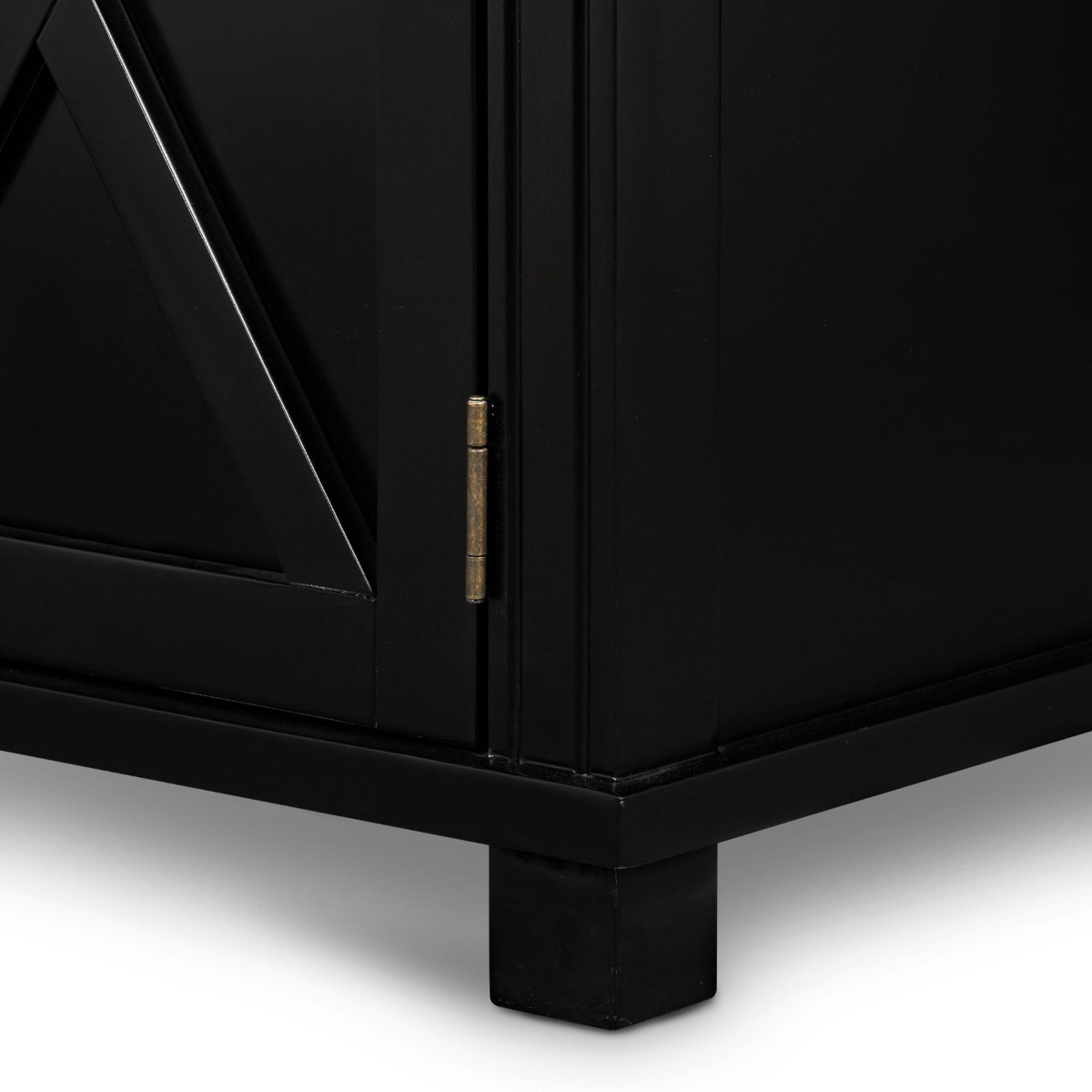 Sorrento 3 Door Hamptons Buffet Black, W 145cm D 50cm H 85cm (RRP $1799) - Image 6
