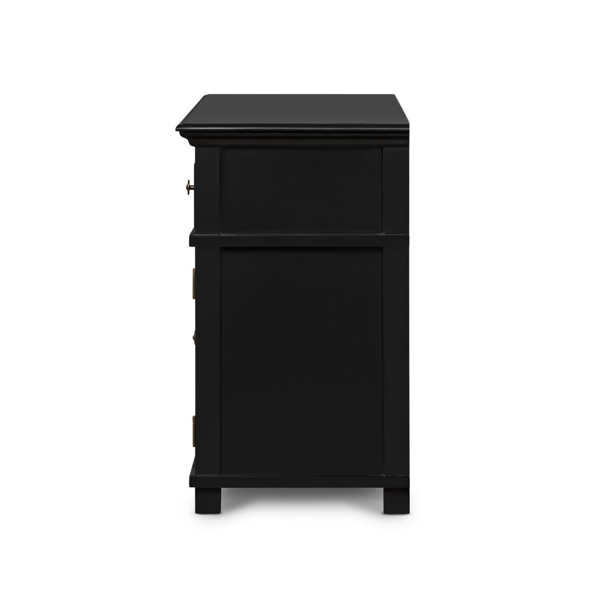 Sorrento 3 Door Hamptons Buffet Black, W 145cm D 50cm H 85cm (RRP $1799) - Image 8