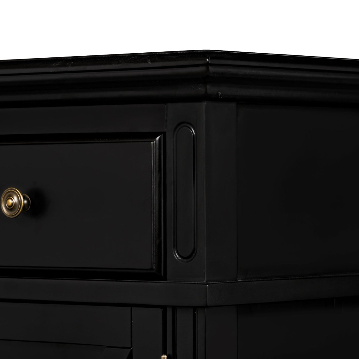 Sorrento 3 Door Hamptons Buffet Black, W 145cm D 50cm H 85cm (RRP $1799) - Image 10