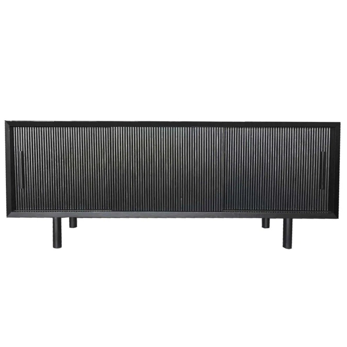Nelson Sideboard Black, L 195cm W 45cm H 76cm (RRP $2990)