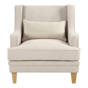 Bondi Hamptons Armchair Beige, W 92cm D 85cm H 94cm (RRP $1499)