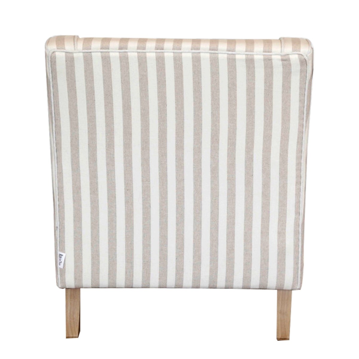 Bondi Hamptons Armchair Natural Stripe, W 92cm D 85cm H 94cm (RRP $1499) - Image 4