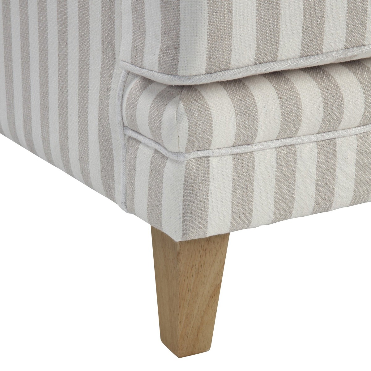 Bondi Hamptons Armchair Natural Stripe, W 92cm D 85cm H 94cm (RRP $1499) - Image 6
