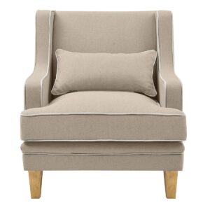 Bondi Hamptons Armchair Natural, W 92cm D 85cm H 94cm (RRP $1499)