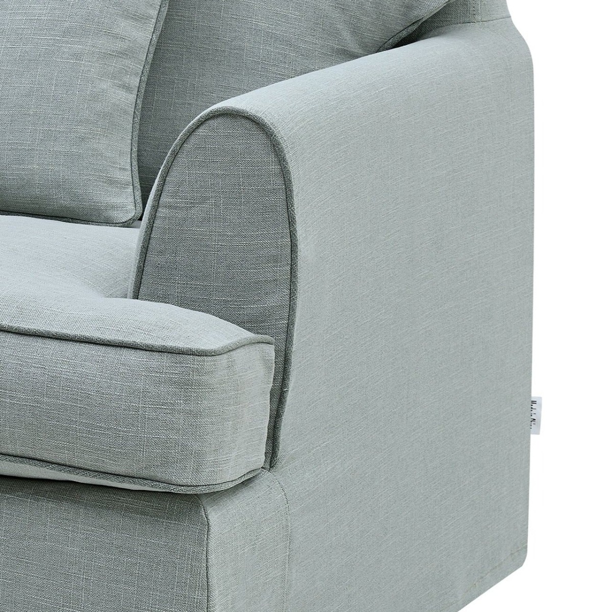 Byron Hamptons Armchair Sage, W 99cm D 96cm H 78cm (RRP $1859) - Image 2