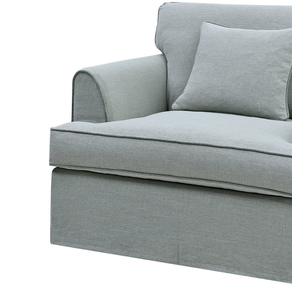 Byron Hamptons Armchair Sage, W 99cm D 96cm H 78cm (RRP $1859) - Image 7