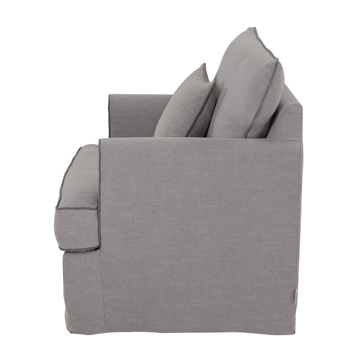 Byron Hamptons Armchair Pebble Grey, W 99cm D 96cm H 78cm (RRP $1859) - Image 7