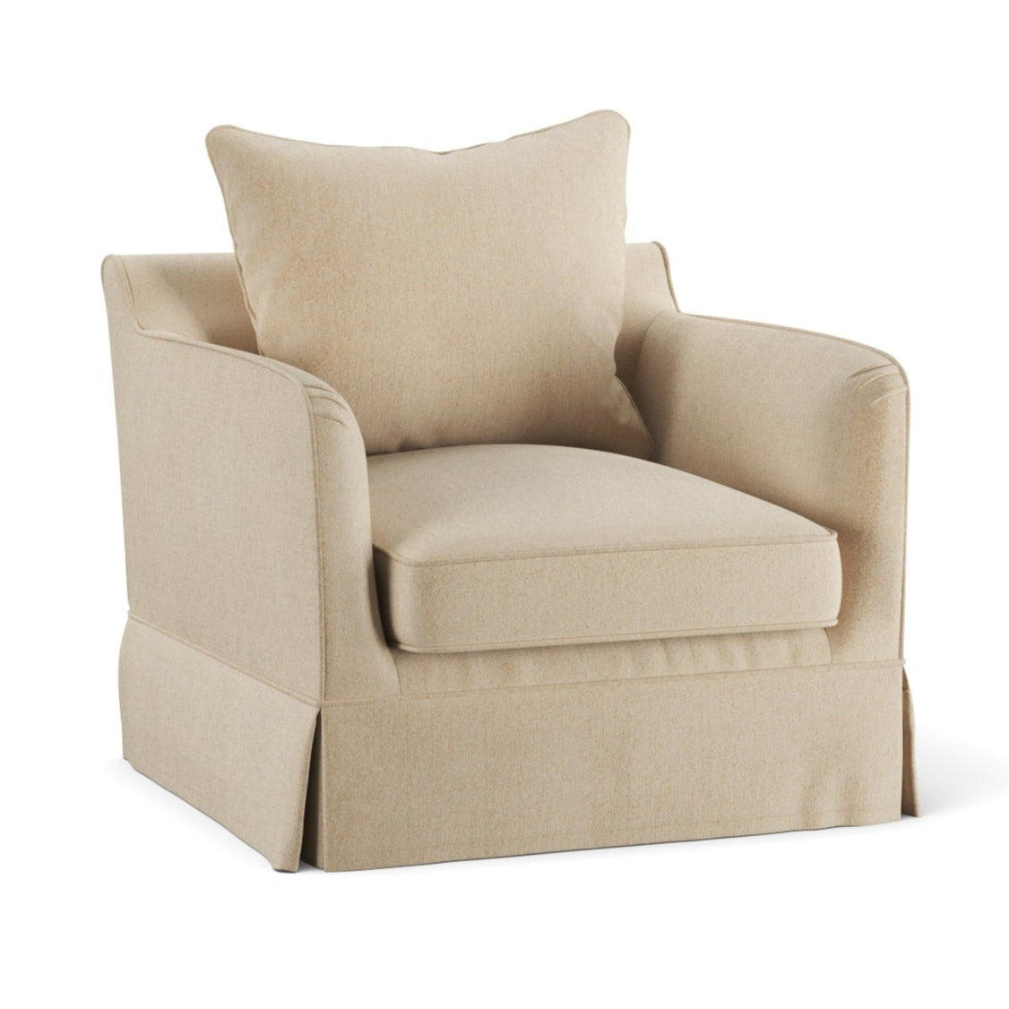 Noosa Hamptons Armchair Beige, W 91cm D 90cm H 80cm (RRP $1699) - Image 2