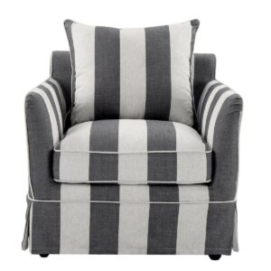 wp-image-tigress-47977.jpg Noosa Hamptons Armchair Grey / Cream, W 91cm D 90cm H 80cm (RRP $1699)