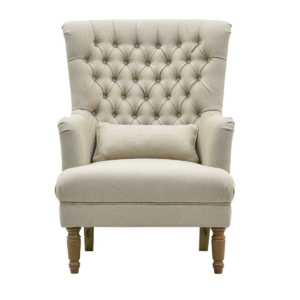 wp-image-tigress-48085.png Bayside Hamptons Buttoned Armchair Linen Blend Natural, 78cm x 87cm x 109cm (RRP $1465)