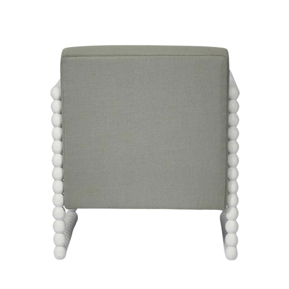 Bobbin Hamptons Armchair Seafoam, W 86 D 71.5 H 86cm (RRP $1479) - Image 2