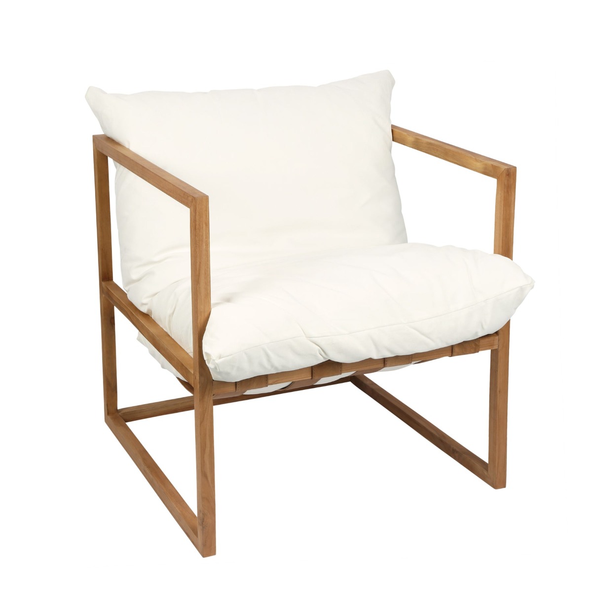 Neve Chair White, W 73cm D 73cm H 76cm (RRP $1690)