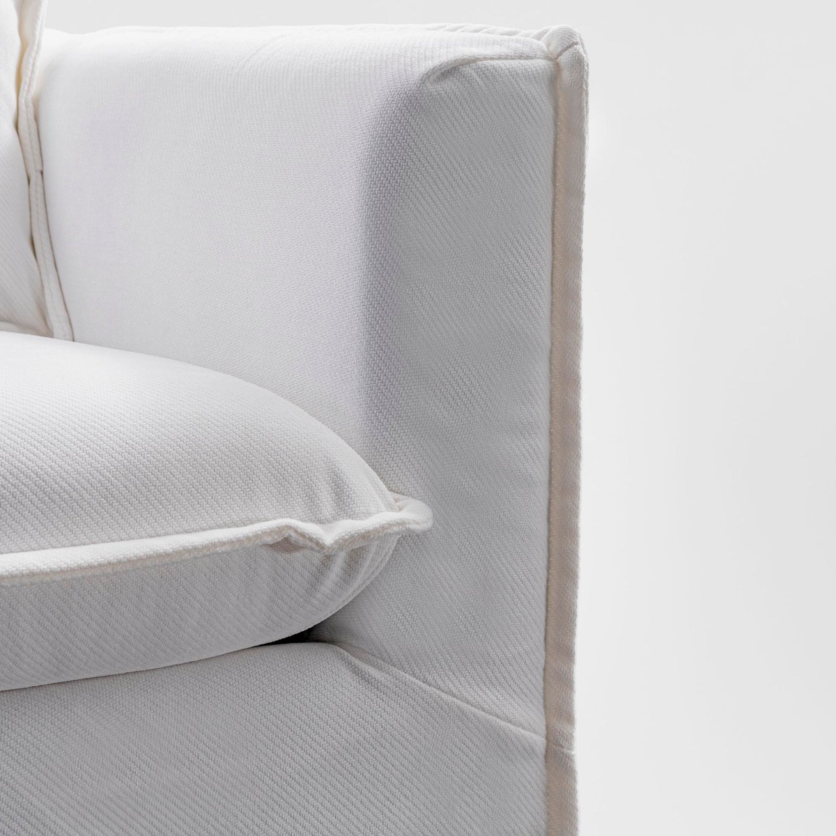 Airlie 3 Seater Sofa Pearl, L 217cm W 86cm H 85cm (RRP $2599) - Image 4