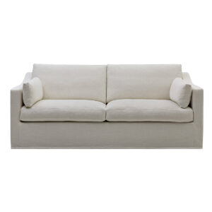 Clovelly Hamptons 3 Seat Sofa Ivory, W 220cm D 112cm H 95cm (RRP $3299)