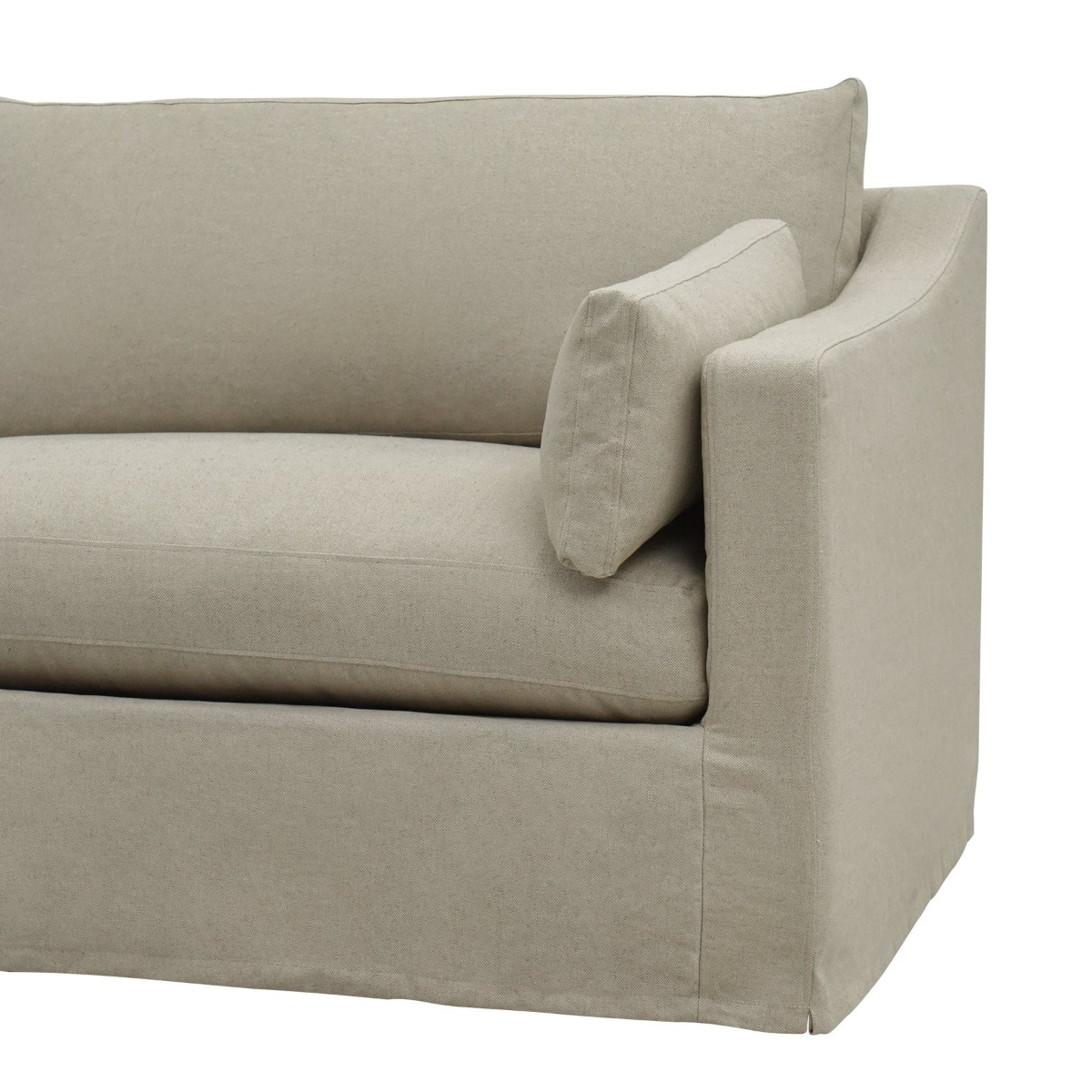 Clovelly Hamptons 3 Seat Sofa Natural, W 220cm D 112cm H 95cm (RRP $3299) - Image 6