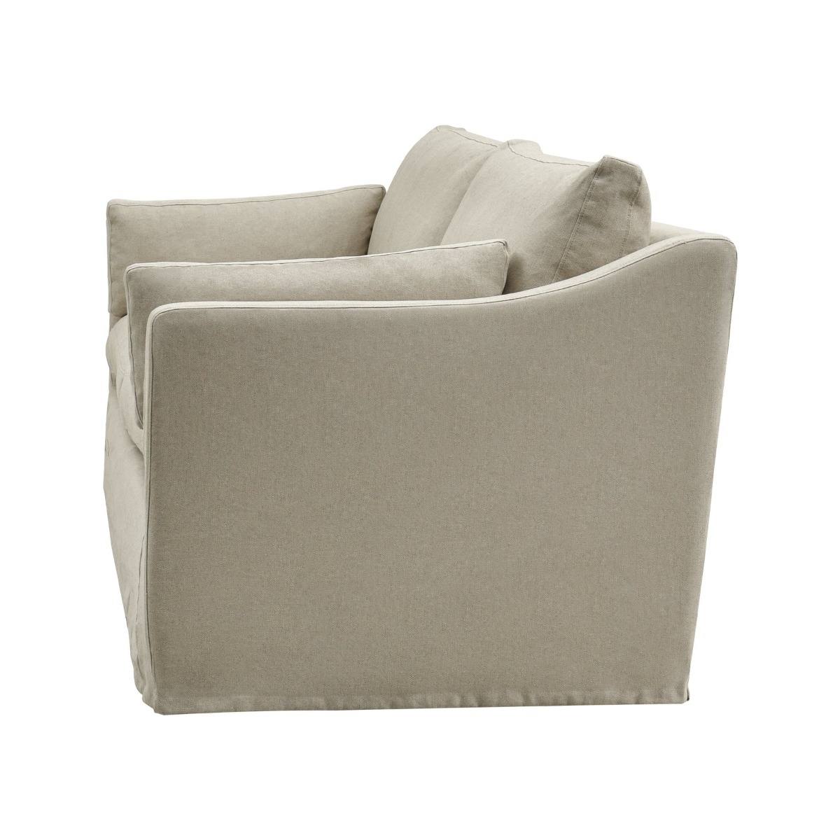 Clovelly Hamptons 3 Seat Sofa Natural, W 220cm D 112cm H 95cm (RRP $3299) - Image 9
