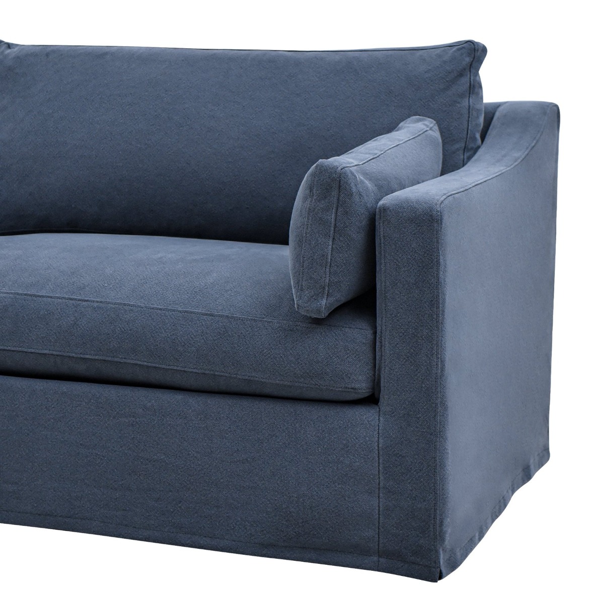 Clovelly Hamptons 3 Seat Sofa Navy, W 220cm D 112cm H 95cm (RRP $3299) - Image 6