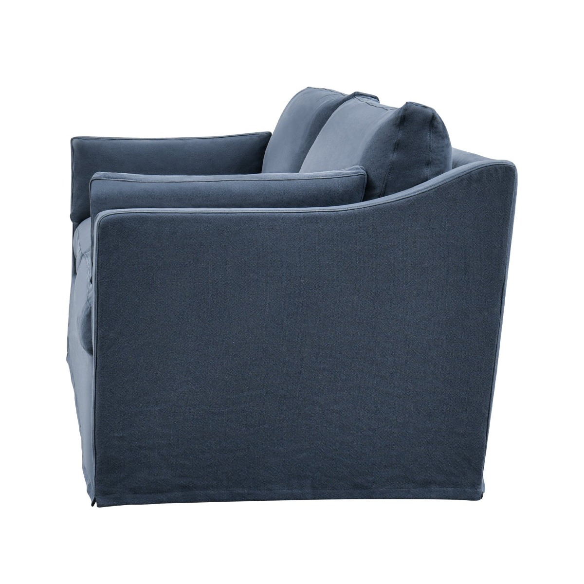 Clovelly Hamptons 3 Seat Sofa Navy, W 220cm D 112cm H 95cm (RRP $3299) - Image 9