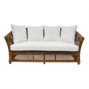 wp-image-tigress-48482.jpg Cayman 2 Seat Rattan Sofa Cream Cushion Natural, W 179cm D 80cm H 80cm (RRP $1999)