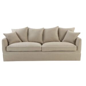 wp-image-tigress-48602.jpg Noosa Hamptons 3 Seat Queen Sofa Bed Natural W/White Piping, W 221cm D 91cm H 80cm (RRP $4279)
